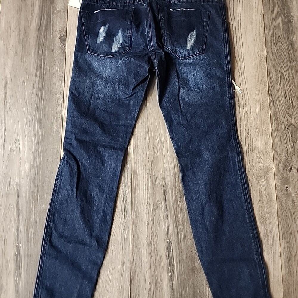 One Teaspoon Thrashed Free Bird Low Waist Rigid Skinny Jeans Size 26 Distressed - Picture 6 of 6